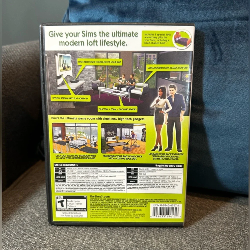 The Sims 3: High-End Loft Stuff (PC/MAC) DVD (Includes Manual) Expansion Pack